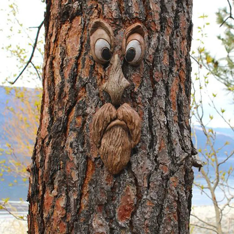 Mystical Tree Monster Face Ornament