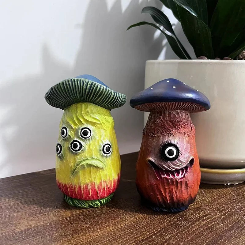Enigmatic Mushroom Sculptures