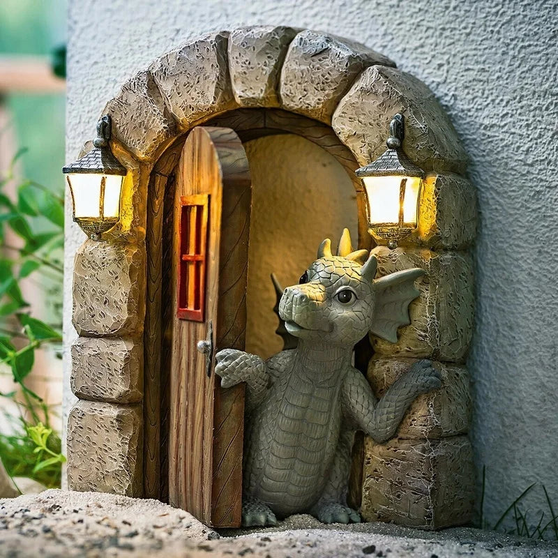 Mystical Resin Dragon Door & Window Guardians