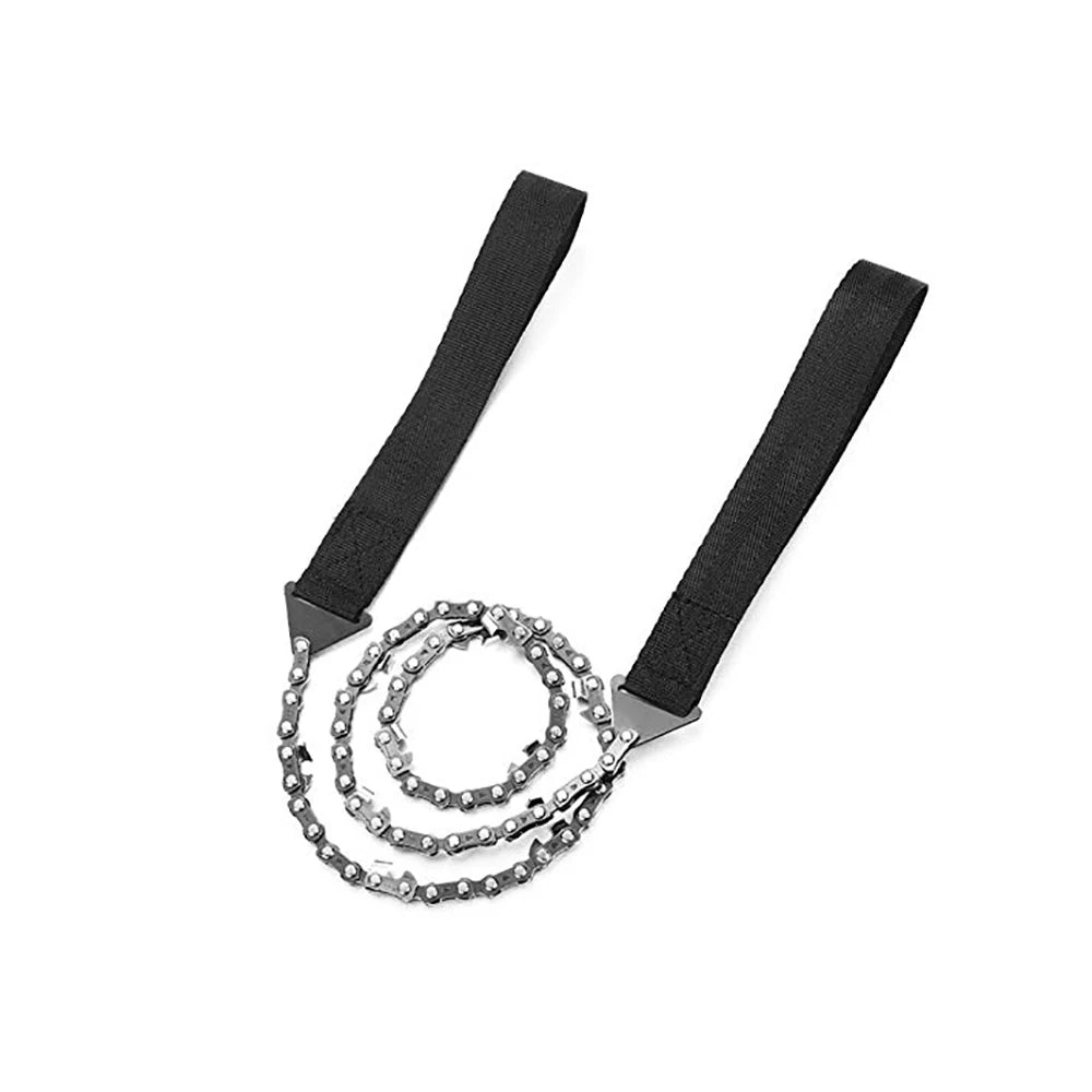 Portable Zipper Saw: 24" Manganese Steel Pocket Wire Saw